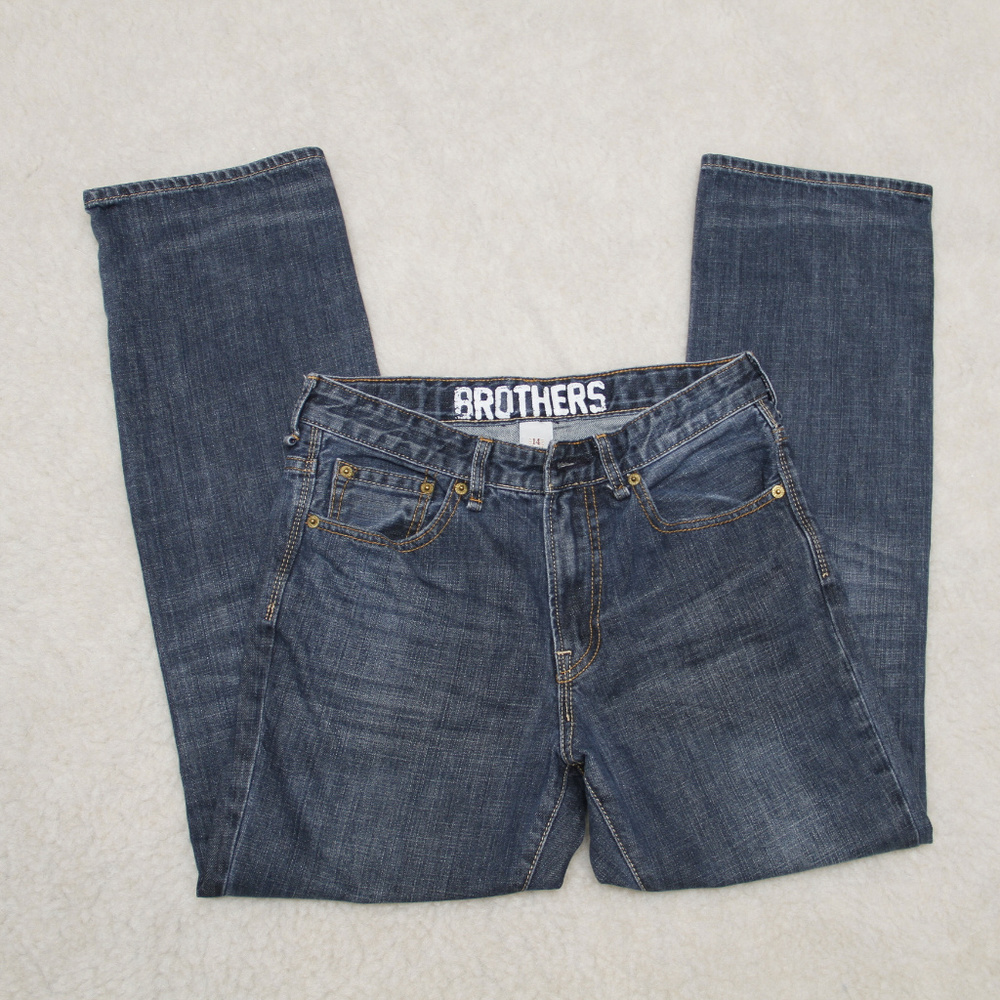 Brothers boys blue jeans size 14